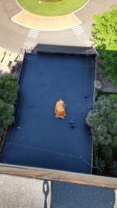 Laje com aplicação Marema Coatings - Poliureia 