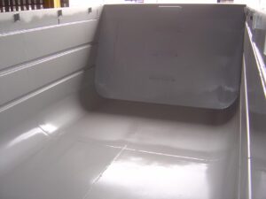 Caçamba de caminhão com revestimento protetivo de alta performance Marema Coatings